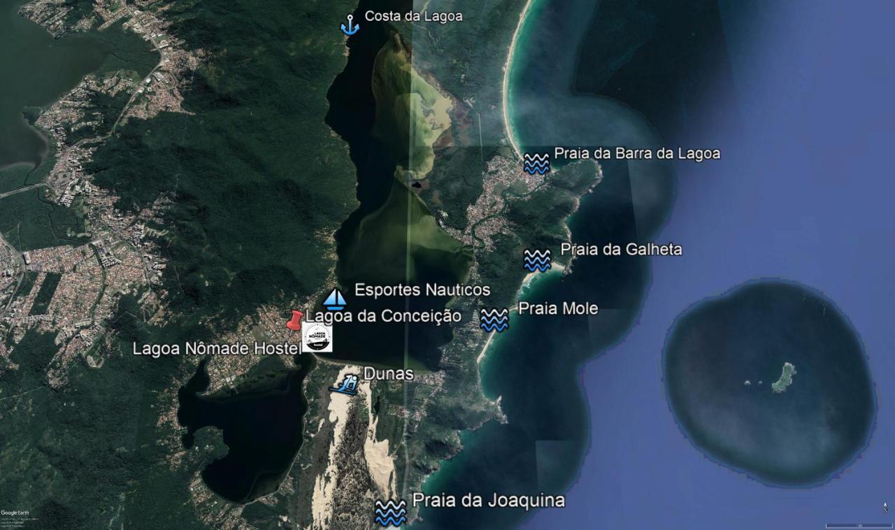 Lagoa Nomade Hostel Florianópolis Buitenkant foto
